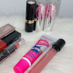 Lipstick bundle lot - (the body shop, revlon)